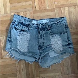 Jean shorts
